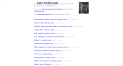 Desktop Screenshot of keithmcdonnell.net